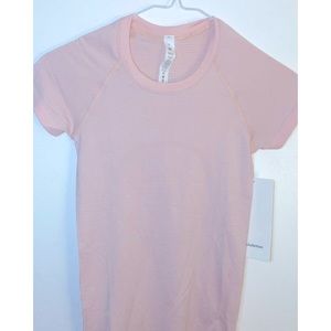 pink lululemon swiftly tech short sleeve